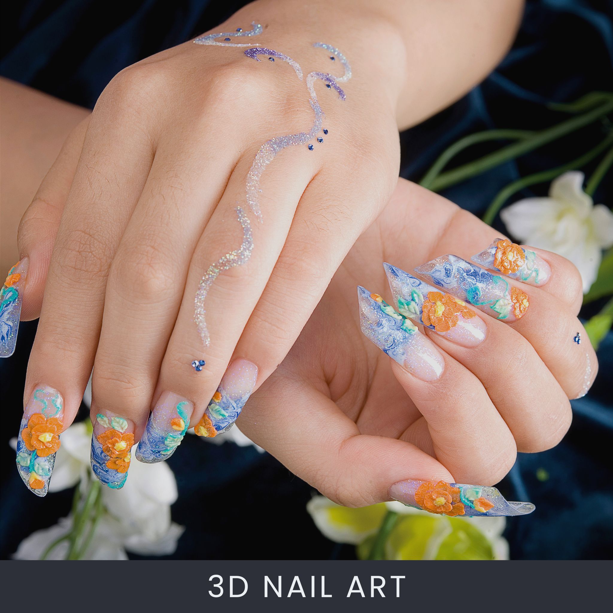 Online Acrylic 3D Nail Art  Course
