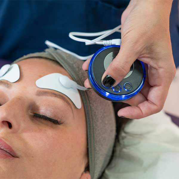 EMS facial therapy remote usage