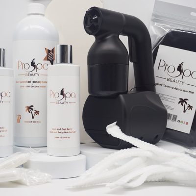 Spray tanning kit