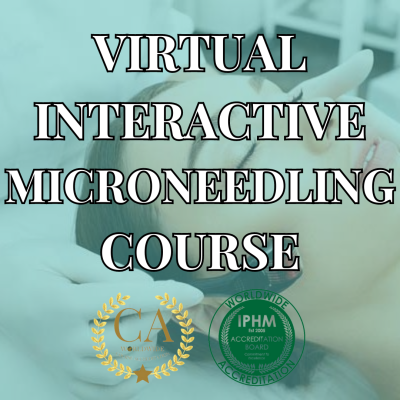Virtual interactive microneedling course