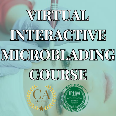 virtual interactive microblading course