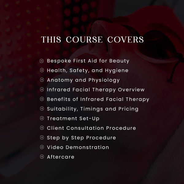 Online Infrared facial Therapy Course Online Infrared Facial Therapy Course