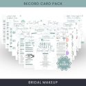 Bridal Make-Up Record Card Pack