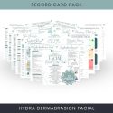 Hydra Dermabrasion Facial Record Card Pack