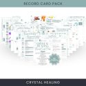 Crystal Healing Record Card Pack