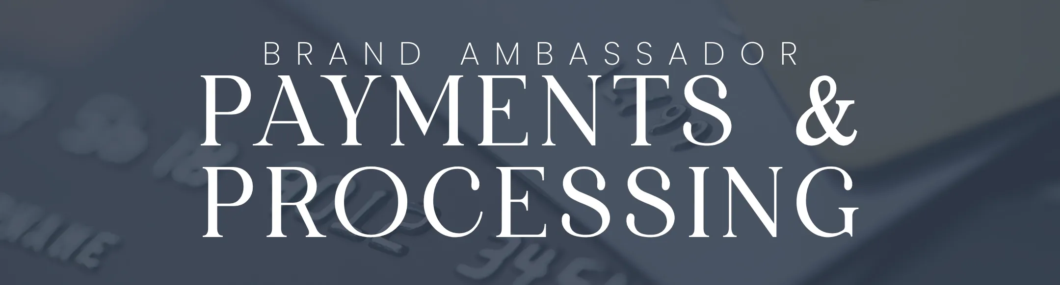 Payments & Processing